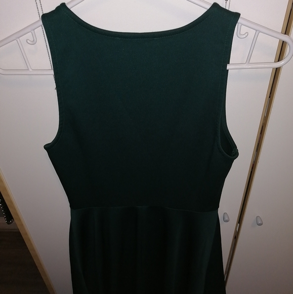 F21 green skater dress - Picture 9 of 10